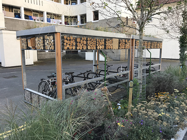 GRS_Levita provide convenient secure covered storage for bicycles at work